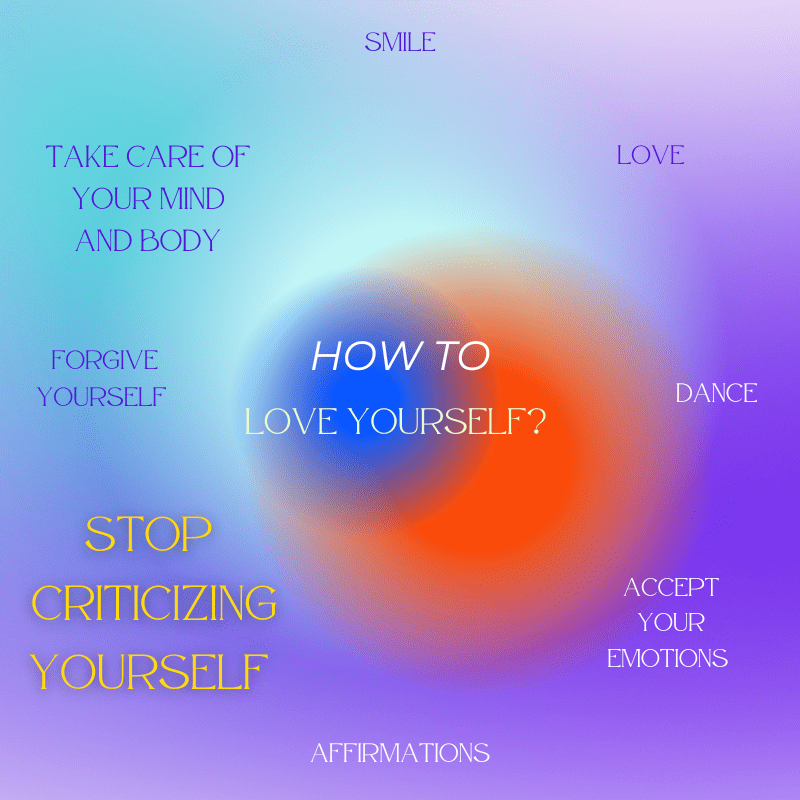 Stop criticizing yourself