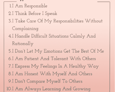 10 Affirmations To Help You Be More Mature