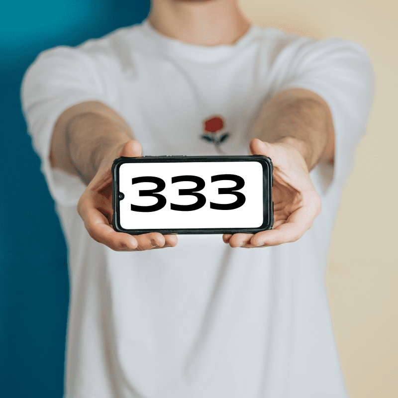 seeing number 333